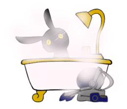 robotic rabbit sticker #8244731