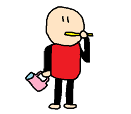 same expression the second version sticker #8245107