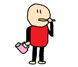 same expression the second version sticker #8245107