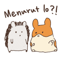 Little talkative animals in Indonesia sticker #8245130