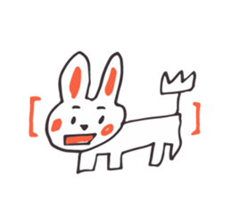 White Rabbit piece sticker #8245400