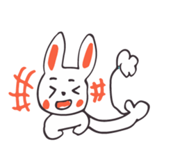 White Rabbit piece sticker #8245402