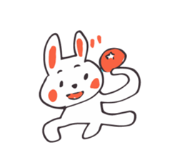 White Rabbit piece sticker #8245403