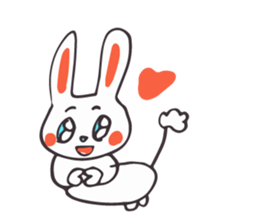 White Rabbit piece sticker #8245405