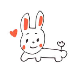 White Rabbit piece sticker #8245408