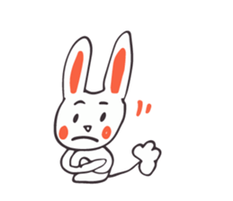 White Rabbit piece sticker #8245414