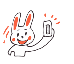 White Rabbit piece sticker #8245415