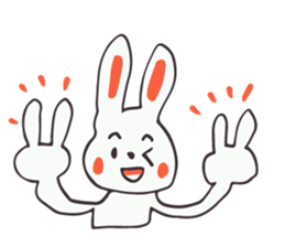 White Rabbit piece sticker #8245417