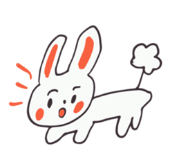 White Rabbit piece sticker #8245419