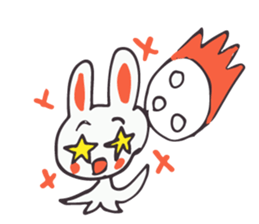 White Rabbit piece sticker #8245421