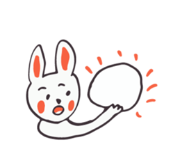 White Rabbit piece sticker #8245423