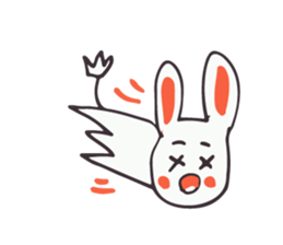 White Rabbit piece sticker #8245431