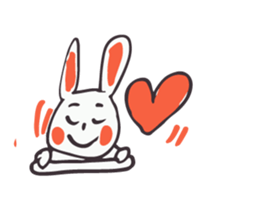 White Rabbit piece sticker #8245435