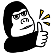 RAKUGAKI of animals sticker #8245587