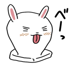 Rice cake rabbit stickers sticker #8247209