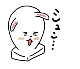 Rice cake rabbit stickers sticker #8247217