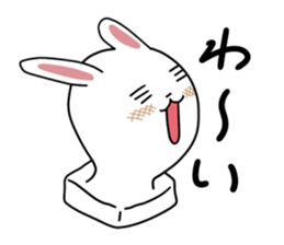 Rice cake rabbit stickers sticker #8247226
