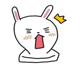 Rice cake rabbit stickers sticker #8247228