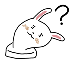 Rice cake rabbit stickers sticker #8247229