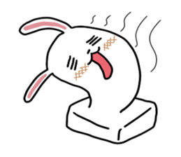 Rice cake rabbit stickers sticker #8247230
