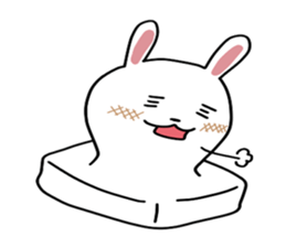 Rice cake rabbit stickers sticker #8247231