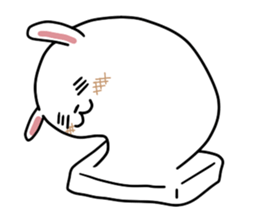 Rice cake rabbit stickers sticker #8247232