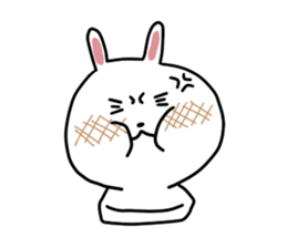Rice cake rabbit stickers sticker #8247233