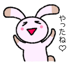 A Lovely Panda Rabbit sticker #8247295