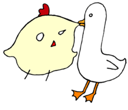 Chick and Duckling sticker #8247677