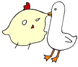 Chick and Duckling sticker #8247677