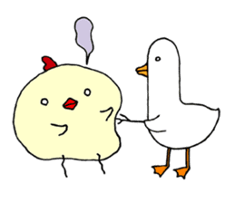 Chick and Duckling sticker #8247682