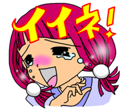 Over Reaction Girl2 sticker #8247799