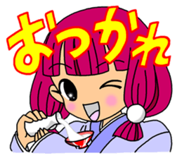 Over Reaction Girl2 sticker #8247804