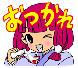 Over Reaction Girl2 sticker #8247804