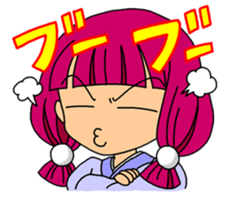 Over Reaction Girl2 sticker #8247810