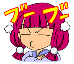 Over Reaction Girl2 sticker #8247810