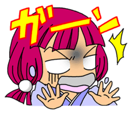 Over Reaction Girl2 sticker #8247811