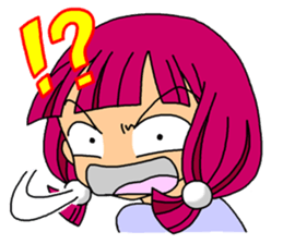 Over Reaction Girl2 sticker #8247816