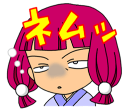 Over Reaction Girl2 sticker #8247818