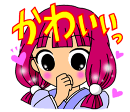 Over Reaction Girl2 sticker #8247821