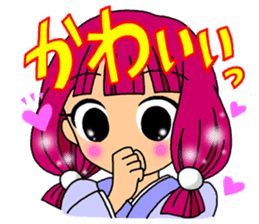 Over Reaction Girl2 sticker #8247821