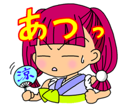 Over Reaction Girl2 sticker #8247823