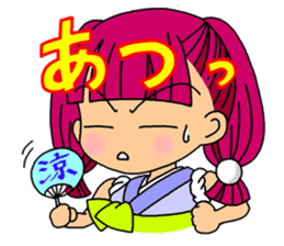 Over Reaction Girl2 sticker #8247823