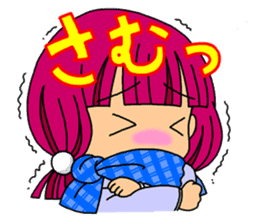 Over Reaction Girl2 sticker #8247824