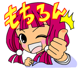 Over Reaction Girl2 sticker #8247825