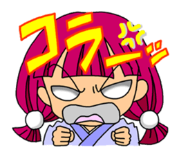 Over Reaction Girl2 sticker #8247829