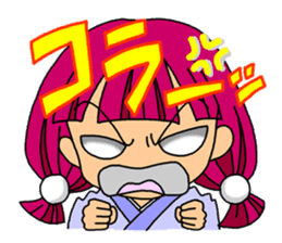 Over Reaction Girl2 sticker #8247829