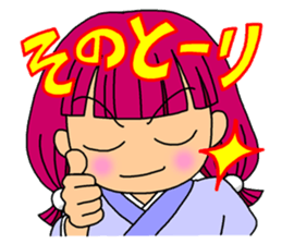 Over Reaction Girl2 sticker #8247831