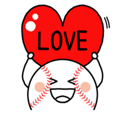 I love baseball!! 3 sticker #8248342