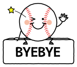 I love baseball!! 3 sticker #8248351